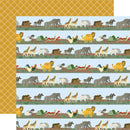 Bible Stories Noah's Ark - Papel Scrap Doble Cara 12x12  - Echo Park
