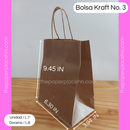 Kraft Bags - Size No. 3 - Unit/Dozen