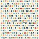 School Days: Alphabet - Papel Scrap 12x12  - Echo Park