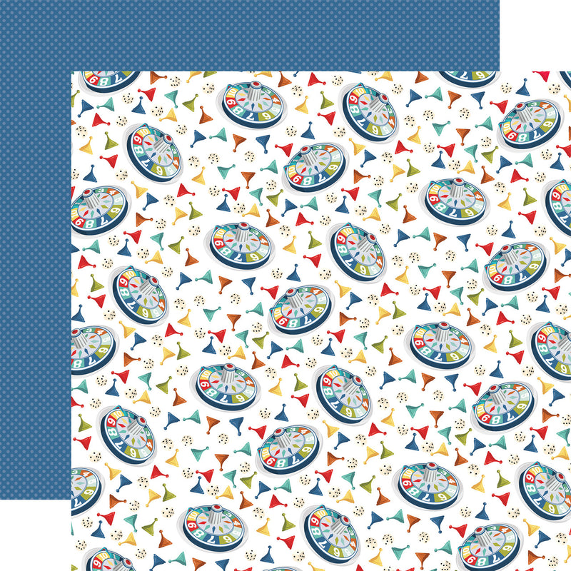 Family Night - Game On - Papel Scrap 12x12  - Echo Park