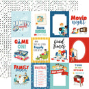 Family Night: 3x4 Journaling Cards - Papel Scrap 12x12 - Echo Park