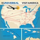 Passport: Flight Map 12x12 - Papel Scrap Doble Cara 12x12  - Echo Park