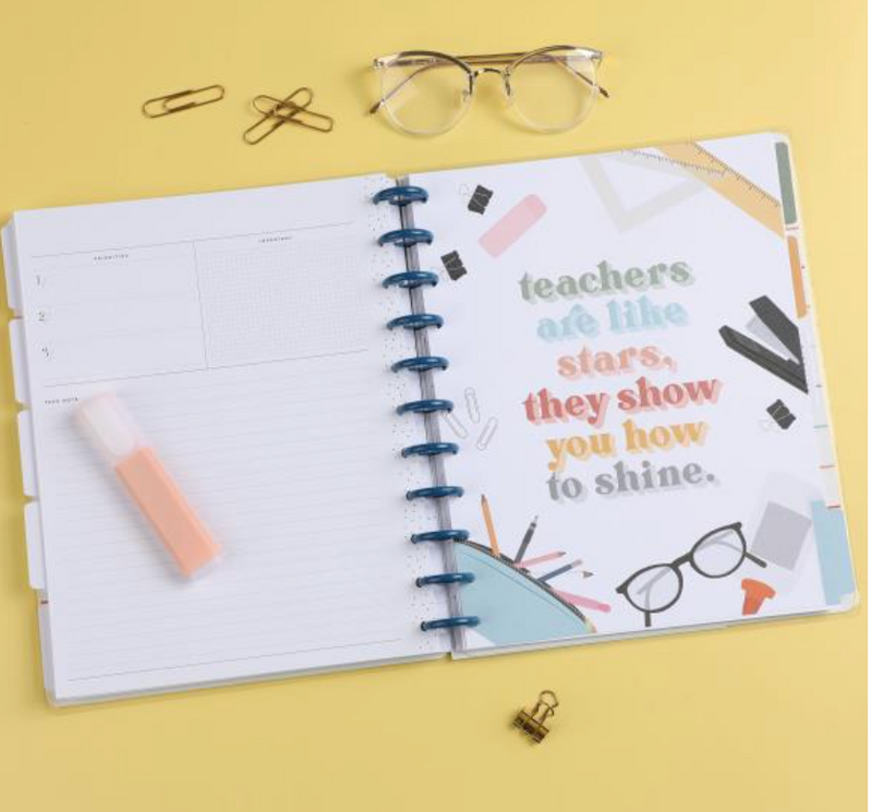 Big Teacher Layout (Planificador sin fechas) - Happy Planner