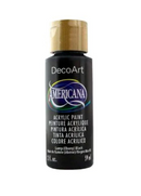 Pintura Acrilica Lamp (Ebony) Black - 2oz Americana - DecoArt