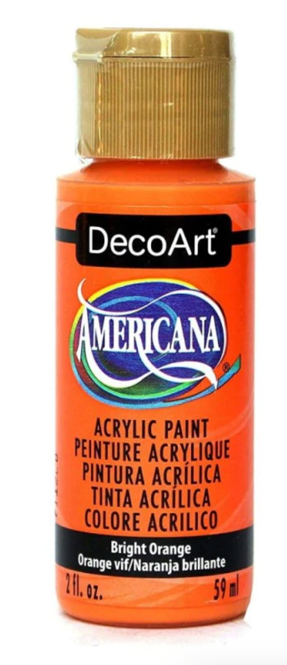 Pintura Acrilica Bright Orange - 2oz Americana - DecoArt