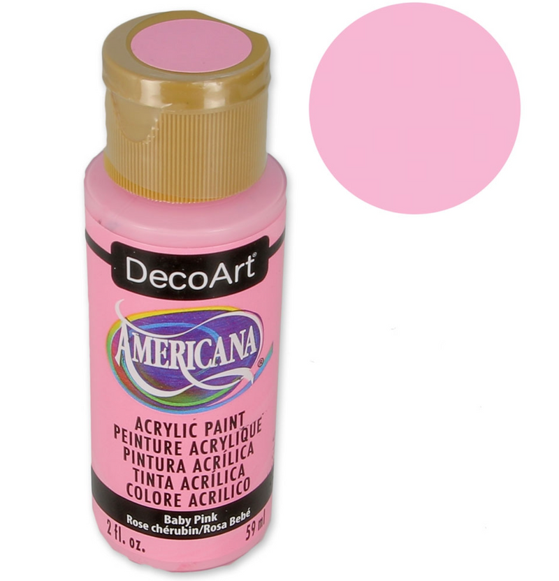 Pintura Acrilica Baby Pink - 2oz Americana - DecoArt