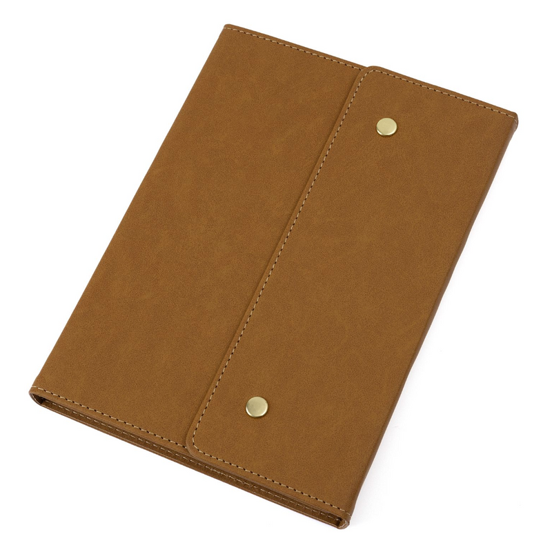 Diario Leatherette Brown  - Punteado - AC