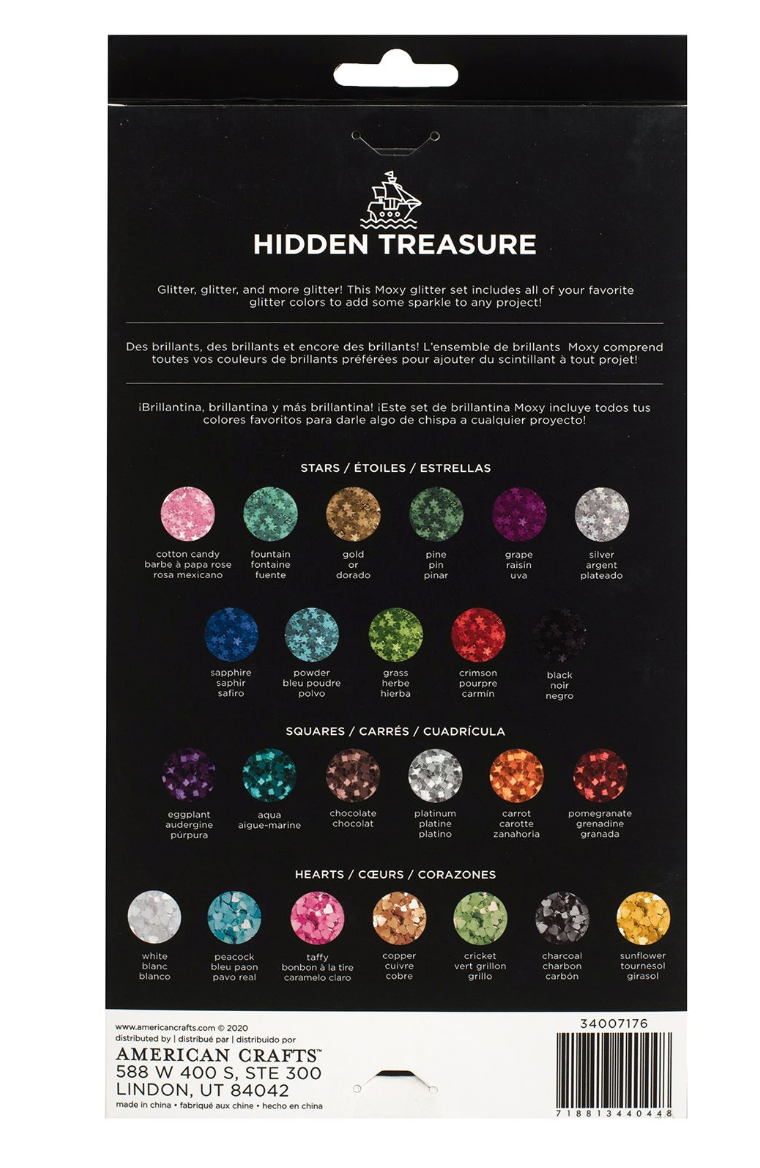 Hidden Treasure - Pack de Glitter y Confetti - Moxy