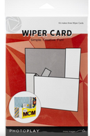 Bases Para Tarjetas Wiper Card - Paq. de 6 - Photoplay