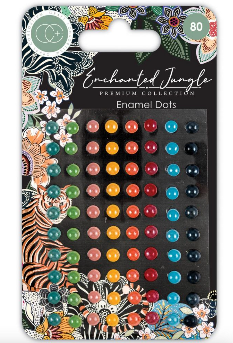 Enamel Dots - Enchanted Jungle - Linsey Kelly