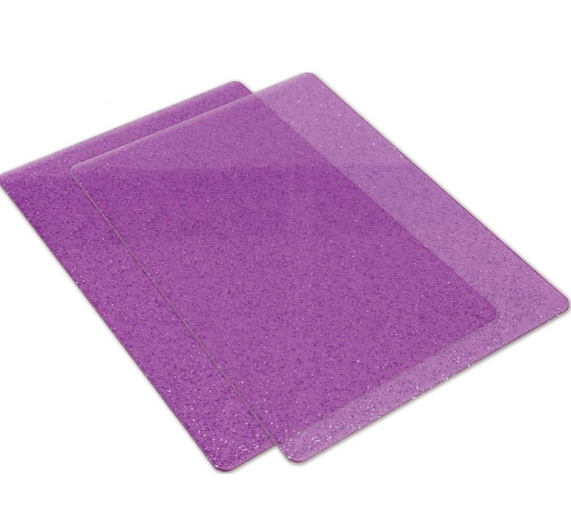 Placas de Corte Estandar (Purple  Glitter) - p/Big Shot - Sizzix