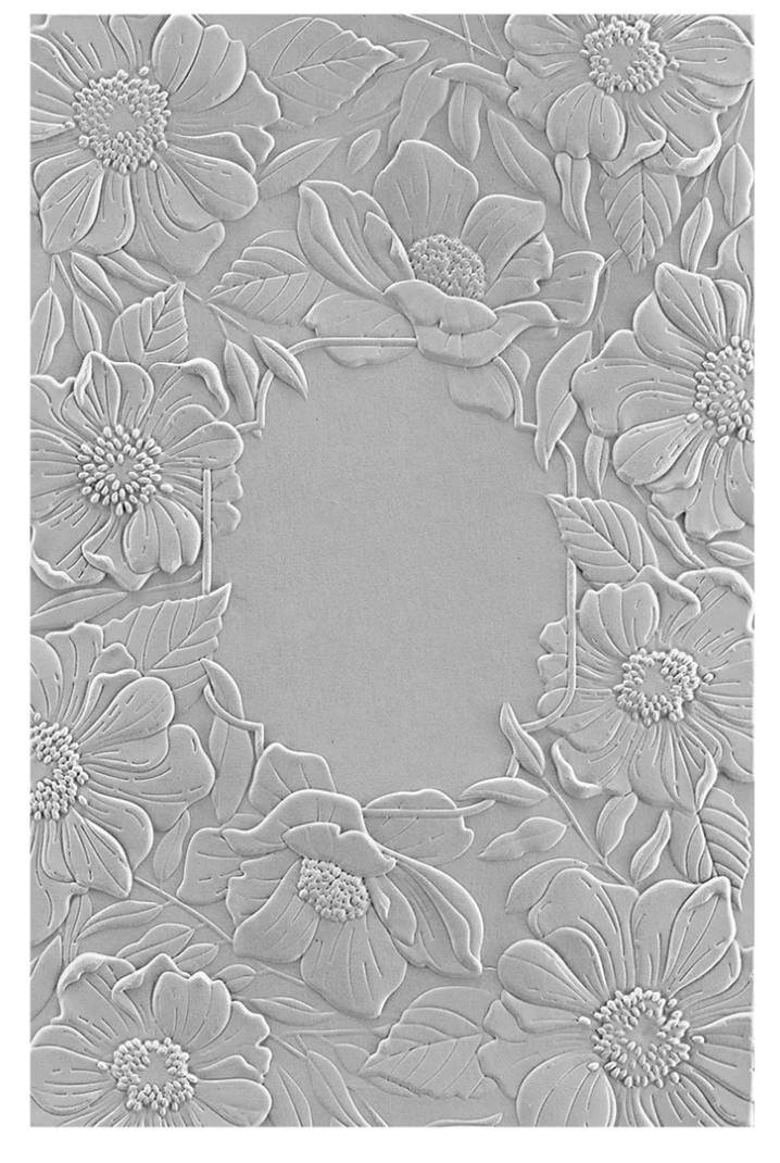 Four Petal Floral -  Embossing Folder - Spellbinders