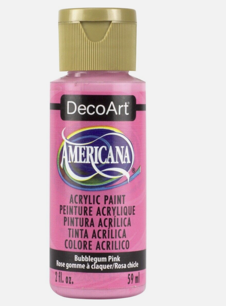 Pintura Acrilica Bubblegum Pink - 2oz Americana - DecoArt