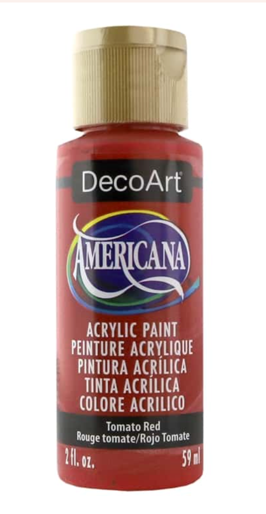 Pintura Acrilica Tomate Red - 2oz Americana - DecoArt