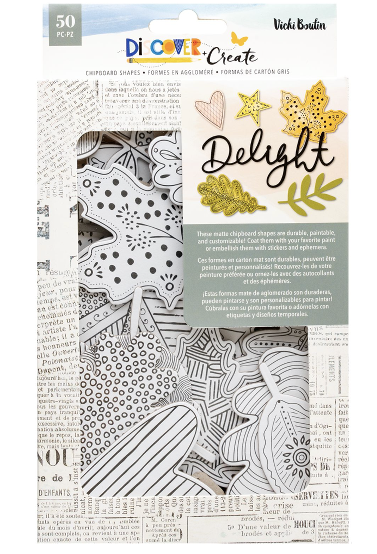 Discover + Created - Mixed Chipboard - VB