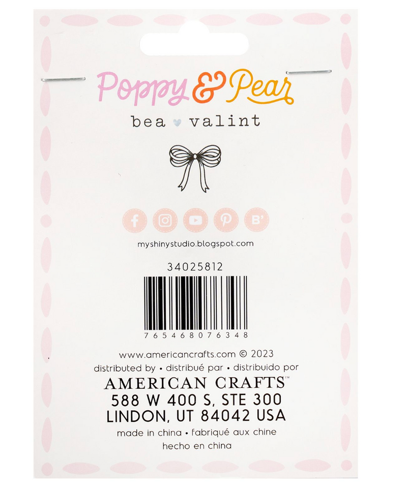 Poppy and Pear - Anillas Metálicas - Bea Valint