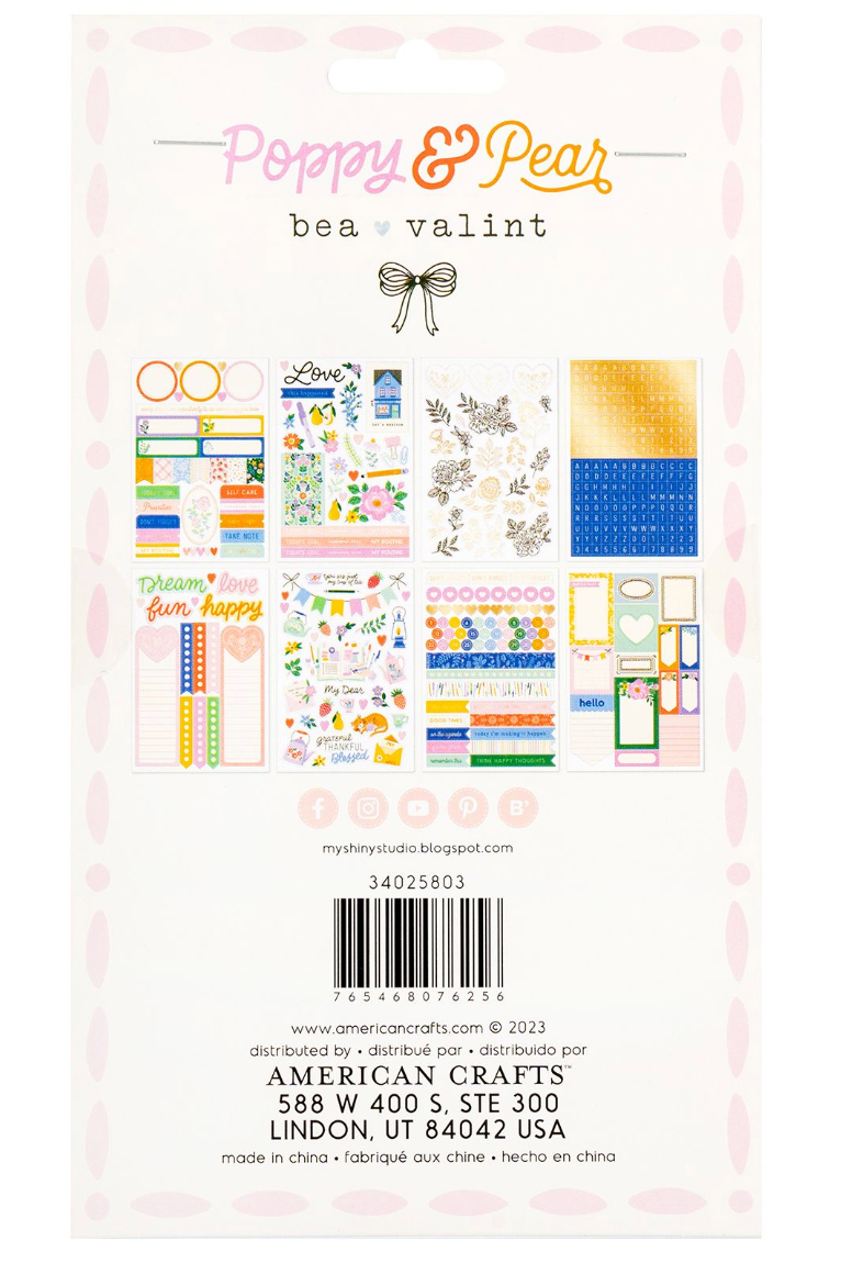Poppy and Pear - Sticker Book - Bea Valint
