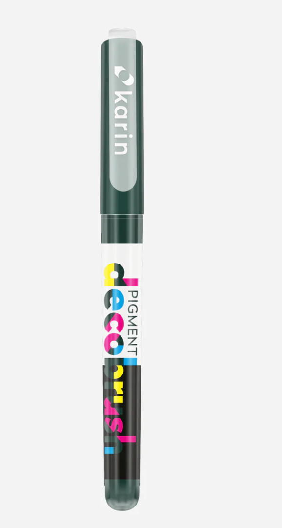 Decobrush Marker - Olive Black 343U - Karin