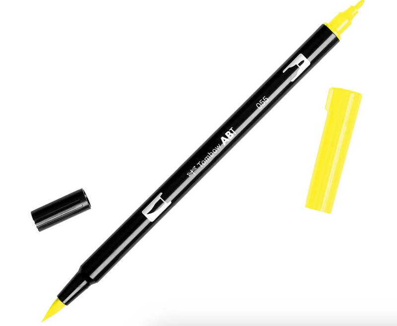 Dual Brush Marker - Process Yellow 055 - Tombow
