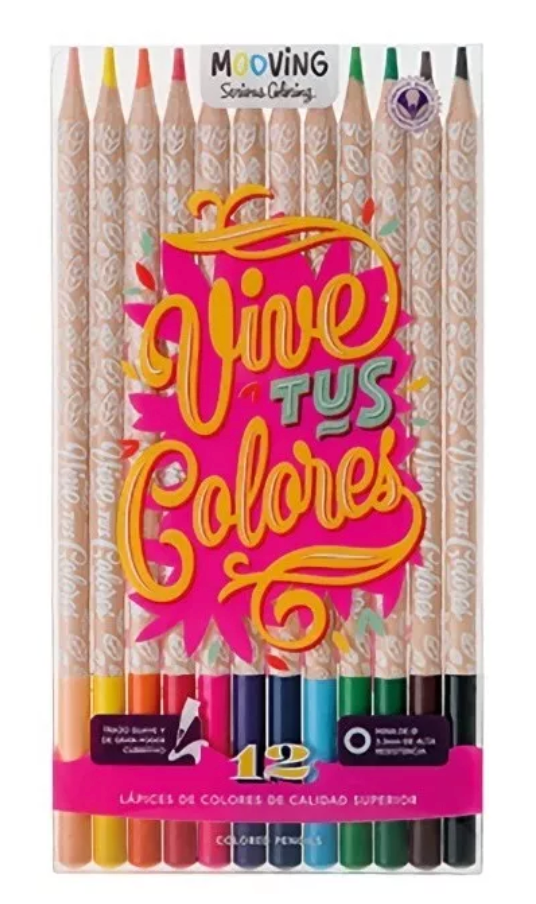Lápices de Colores Vive Tus Colores - Mooving