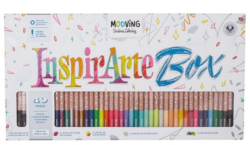 Lapices de Colores - InspirArte Box - Mooving