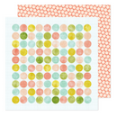 Print Shop - Papel Scrap 12x12 - Spot On - Vicki Boutin