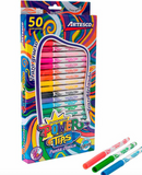 Marcador Punta Cónica - Power Tip (50 Marcadores) - Artesco