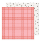 Mittens and Mistletoe - 12x12 Scrap Paper - Stay Cozy - Crate Paper