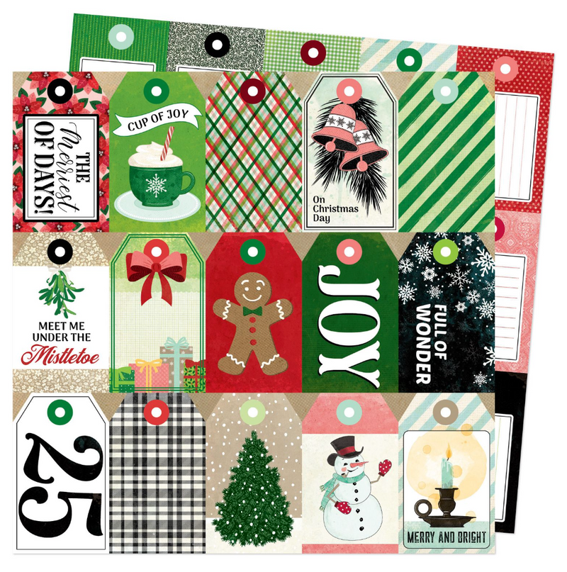 Evergreen And Holly - Papel Scrap 12x12 - 1.Merriest Days - VB