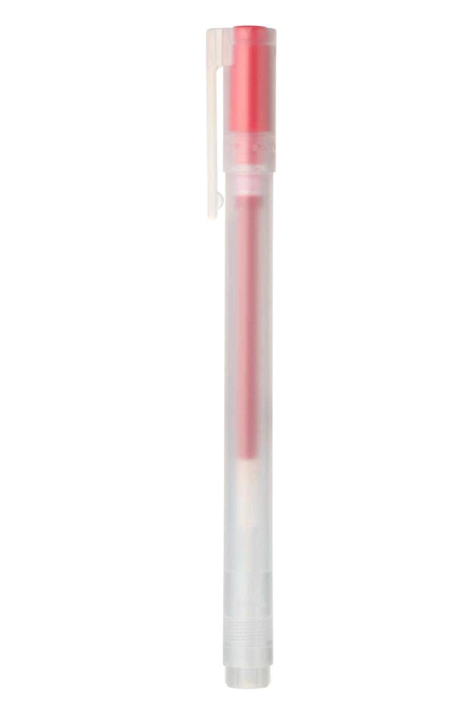 Bolígrafo Rojo - Gel 0.5 mm - MUJI