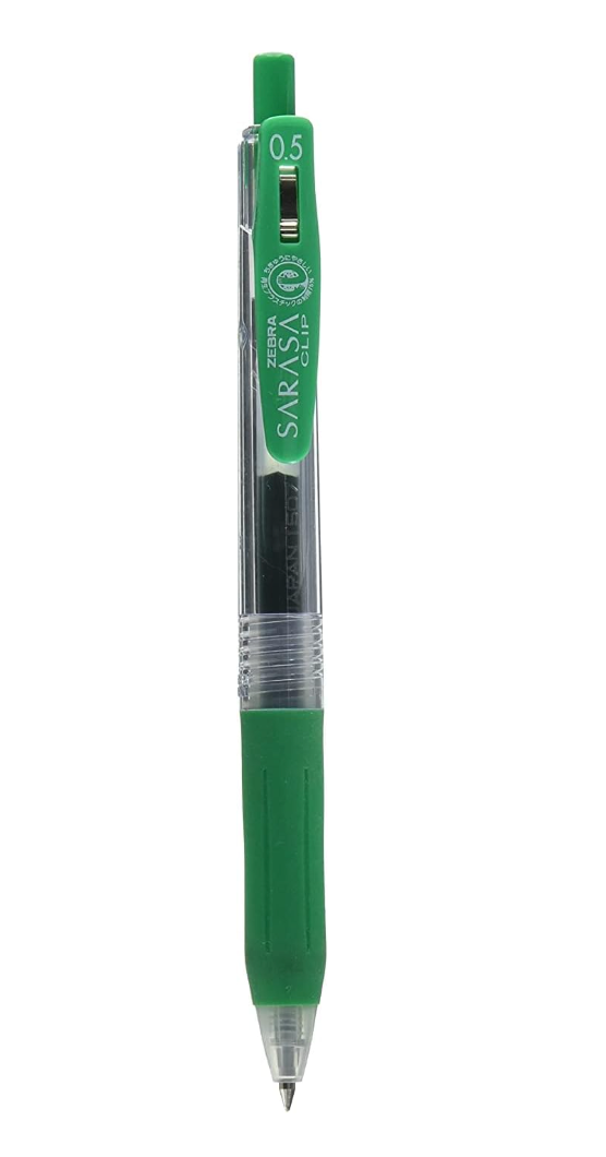 Boligrafo Gel 0.5mm - Green Viridian - Zebra Sarasa