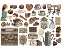 Coffee and Chocolate - Ephemera - Stamperia