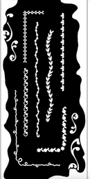 Create Happiness - Border - Plantilla - Stamperia