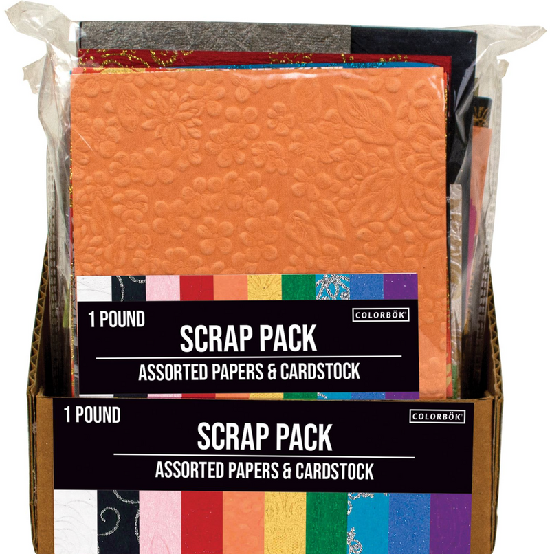 Scrap Pack - Cartulinas y Papeles Surtidos 12x12 - Colorbok