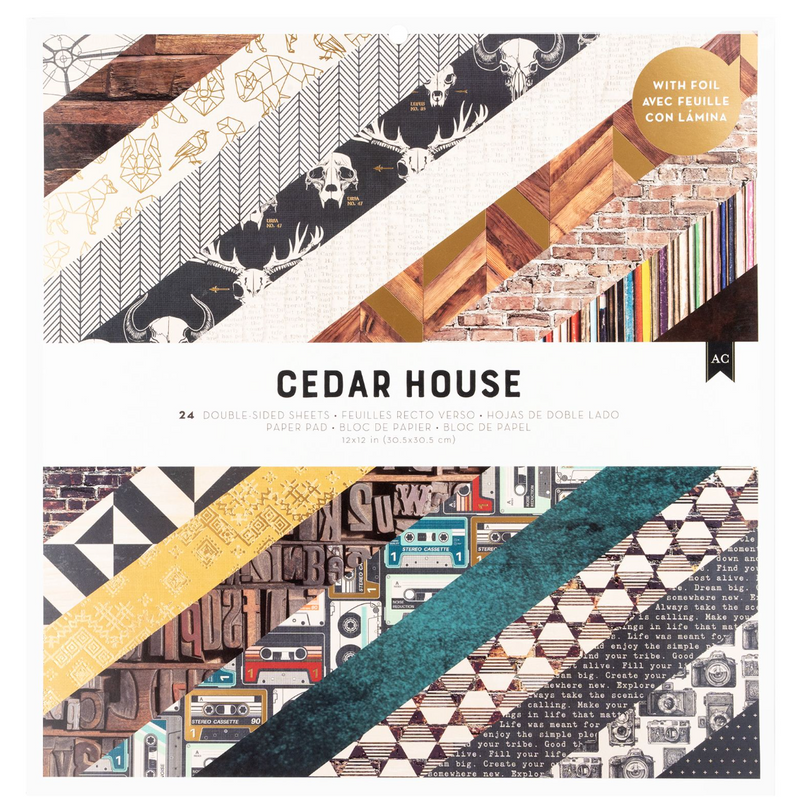 Cedar House - Paper Pad 12x12 - AC