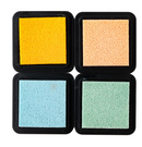 Sunny Bloom - Almohadilla de Tinta (4 Pcs) - Pebbles