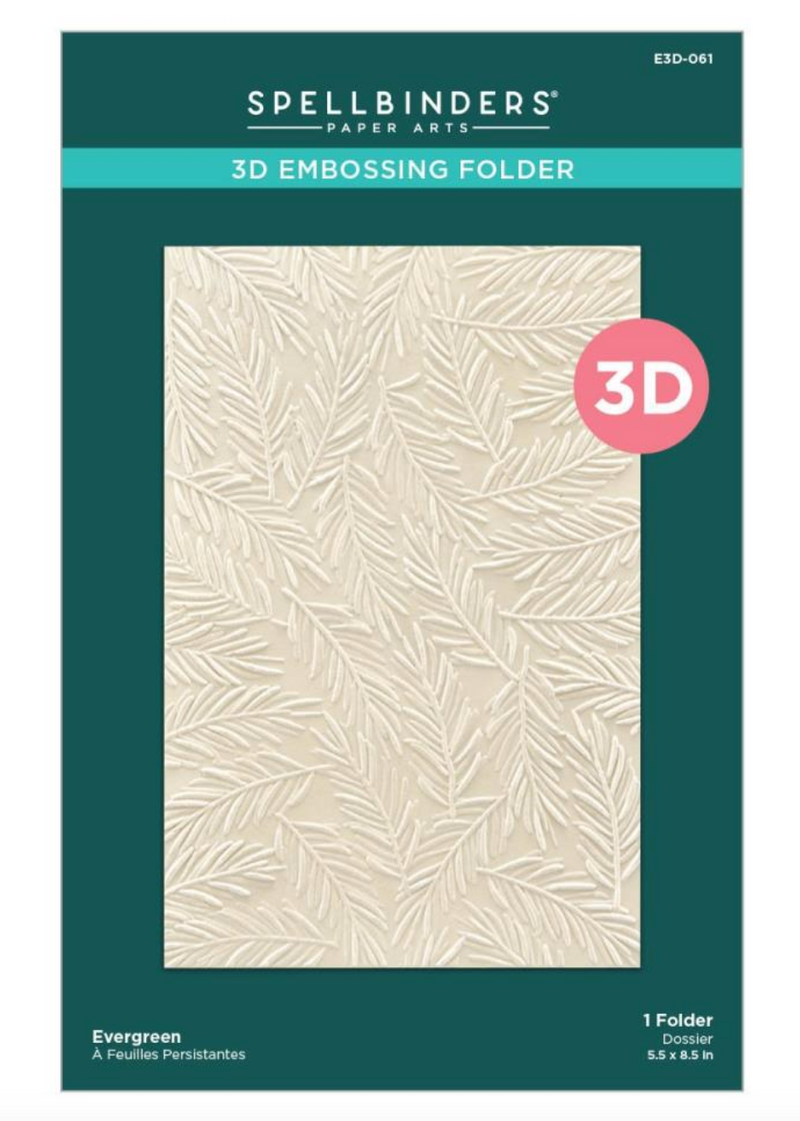 Evergreen -  Embossing Folder - Spellbinders