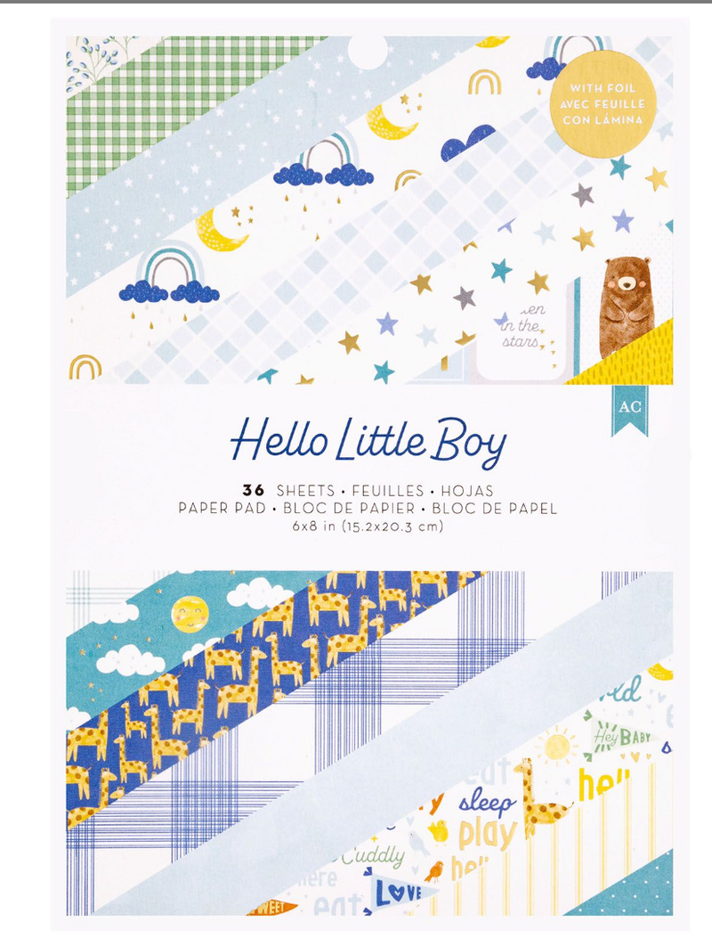 Hello Little Boy - Paper Pad 6x8 - AC
