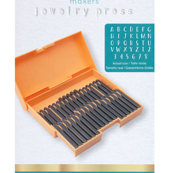 We R Makers Jewelry Press Handwritten Upper Case Alphabet & Numbers St We R Makers Jewelry Press Handwritten Upper Case Alphabet & Numbers St