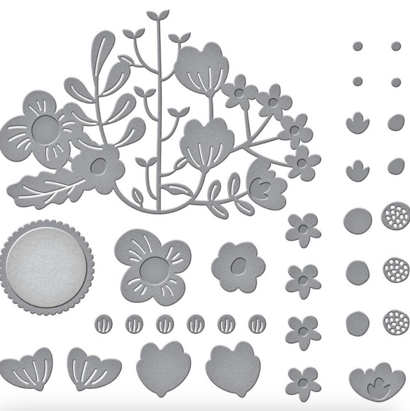 Floral Reflection - Set de Troqueles - Spellbinders