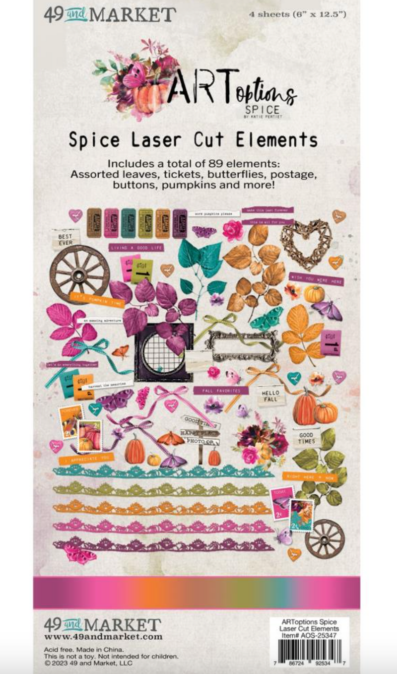 Spice Elements  - Laser Cut Elements 6x12.5" - 49th Market