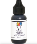 Black - Pintura Acrilica 1 oz - Dina Wakley