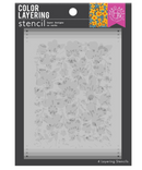 Bold Flowers Stencils - Set de Plantillas - Hero Arts