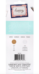 Glue Quill - Embossing Powder (Clear and Gold) - WRMK