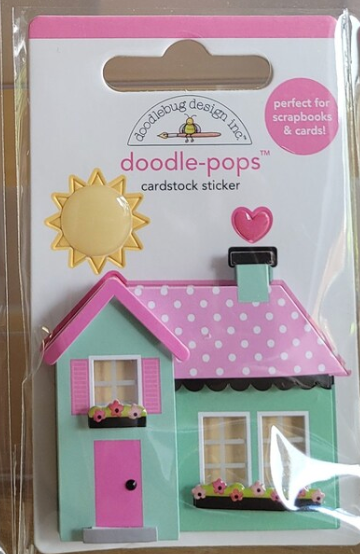 Doodle-Pops 3D Sticker - My Happy House - Doodlebug