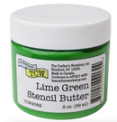 Lime Green Stencil Butter - Pasta Metálica - TCW