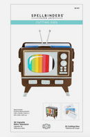 3D Vignette Retro Television  - Set de Troqueles - Spellbinders