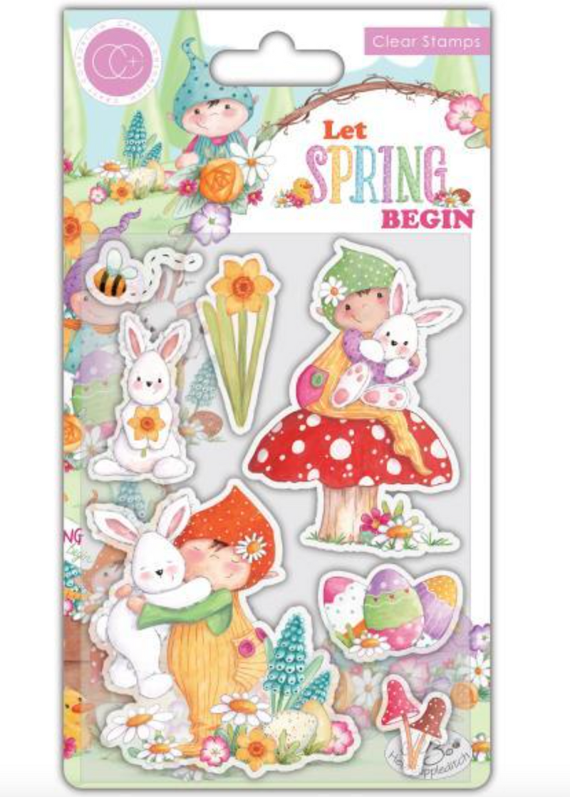 Lets Spring Begin - Bunny - Sellos Acrilicos - Crafter Companion