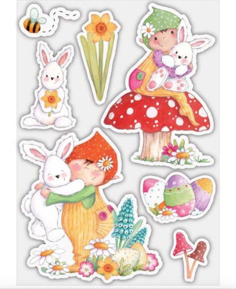 Lets Spring Begin - Bunny - Sellos Acrilicos - Crafter Companion