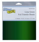 Foil Transfer Sheets - Lime Green - Foil For Mixed Media - TCW
